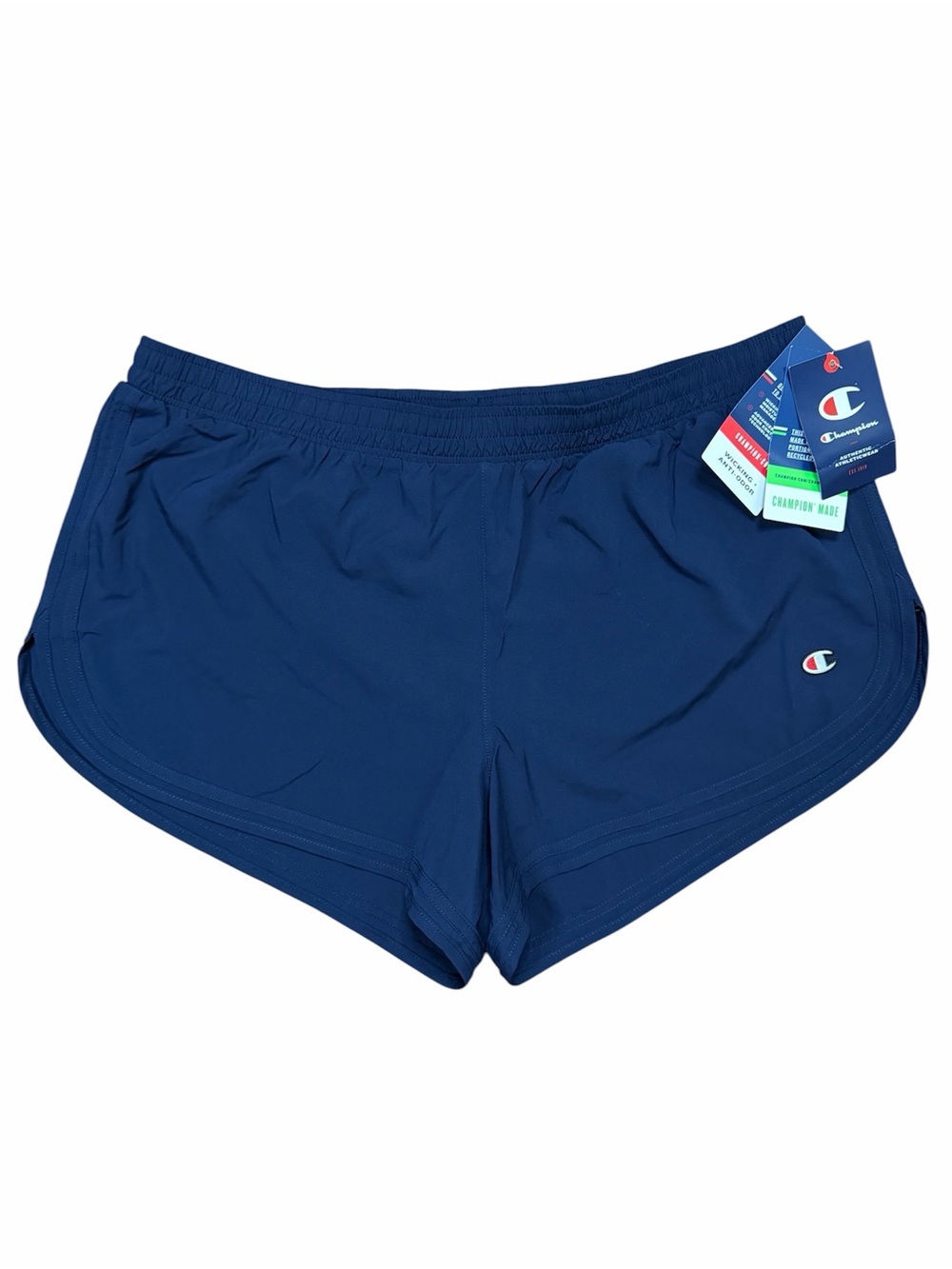 Champion Womens Everyday Varsity Shorts Navy sz. XL Gym Running